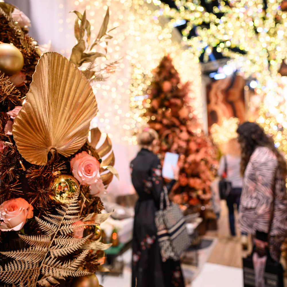 Festive decorations at Christmasworld