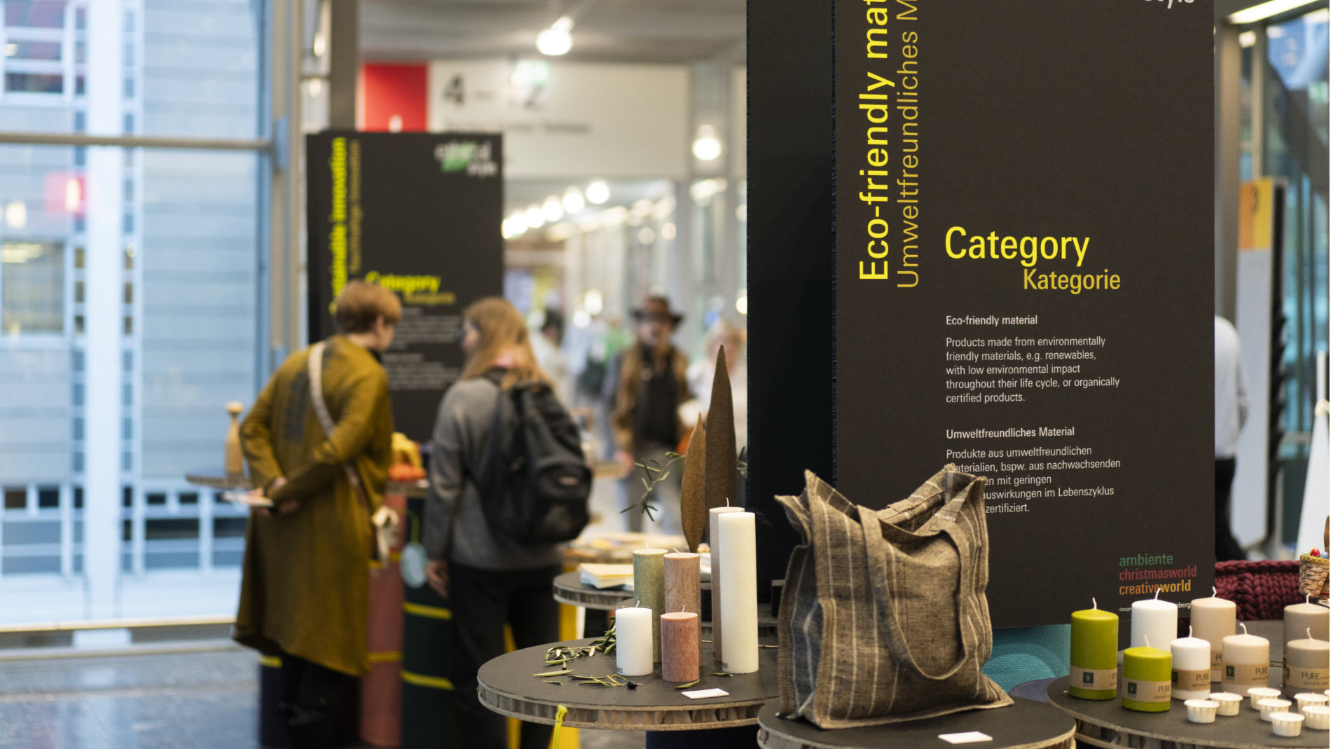 Ethical Style spot with sustainable products at Christmasworld