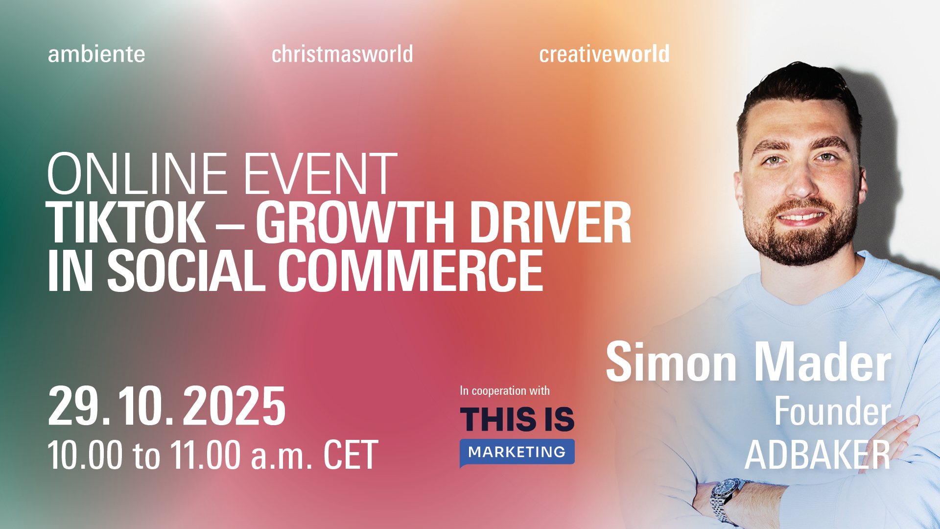‘TikTok – Growth Driver in Social Commerce‘ with Simon Mader